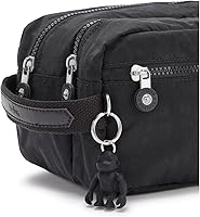 Vista 7 de Kipling Neceser Agot para mujer, organizador de viaje ligero, kit de cosméticos de nailon, Negro (Black Noir), Neceser Agot para mujer, organizador