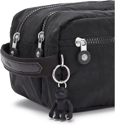 Miniatura 8 de Kipling Neceser Agot para mujer, organizador de viaje ligero, kit de cosméticos de nailon, Negro (Black Noir), Neceser Agot para mujer, organizador