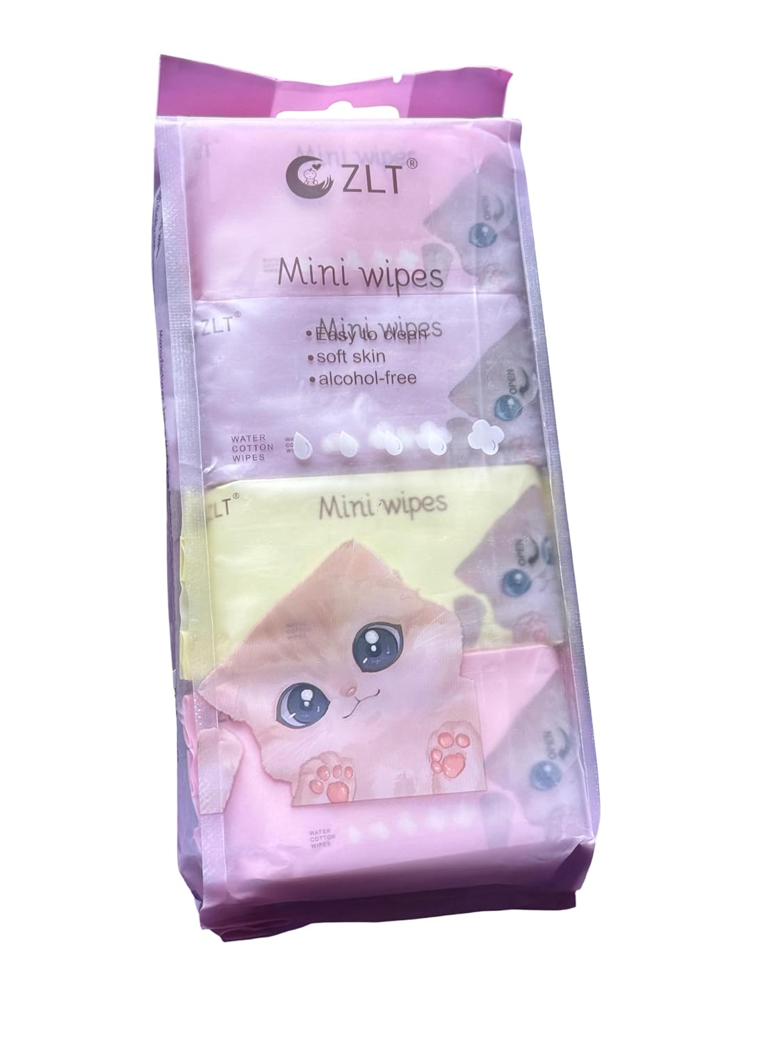 MotiBa Mini Baby Wipes Disposable Portable Pocket Water Wipes Baby Skin Care Wet Tissue Travel Children Baby Hand & Face B...
