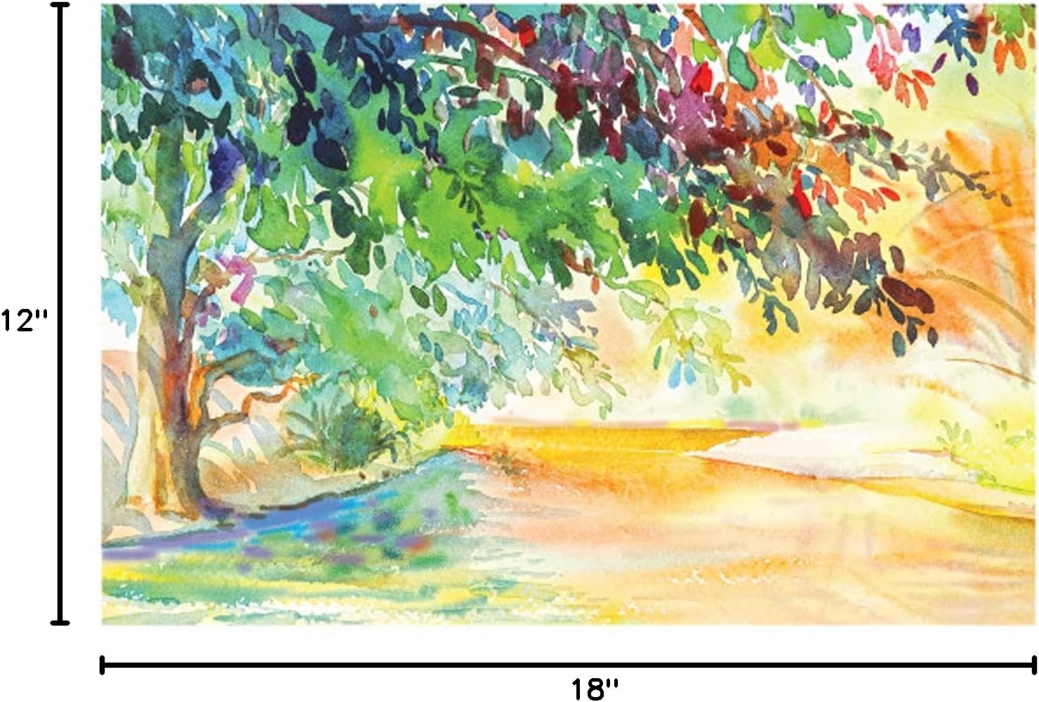 UCREATE Super Heavyweight Watercolor Paper, White, 140 lb., 12" x 18", 50 Sheets/Pack