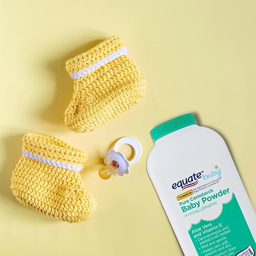 Miniatura 6 de Polvo puro de almidón de maíz para bebés con aloe y vitamina E (22 oz - 2 unidades)