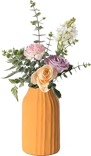 Acentos modernos de decoración de casa de campo decoración de sala de estar, jarrones bohemios para decoración de mesa, jarrones de repisa y