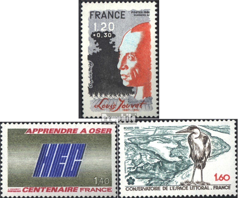 Prophila Collection Francia 2270,2271,2272 (Completa.edición.) Usado 1981 Sellos Especiales (Sellos Para Los Coleccionistas) Aves