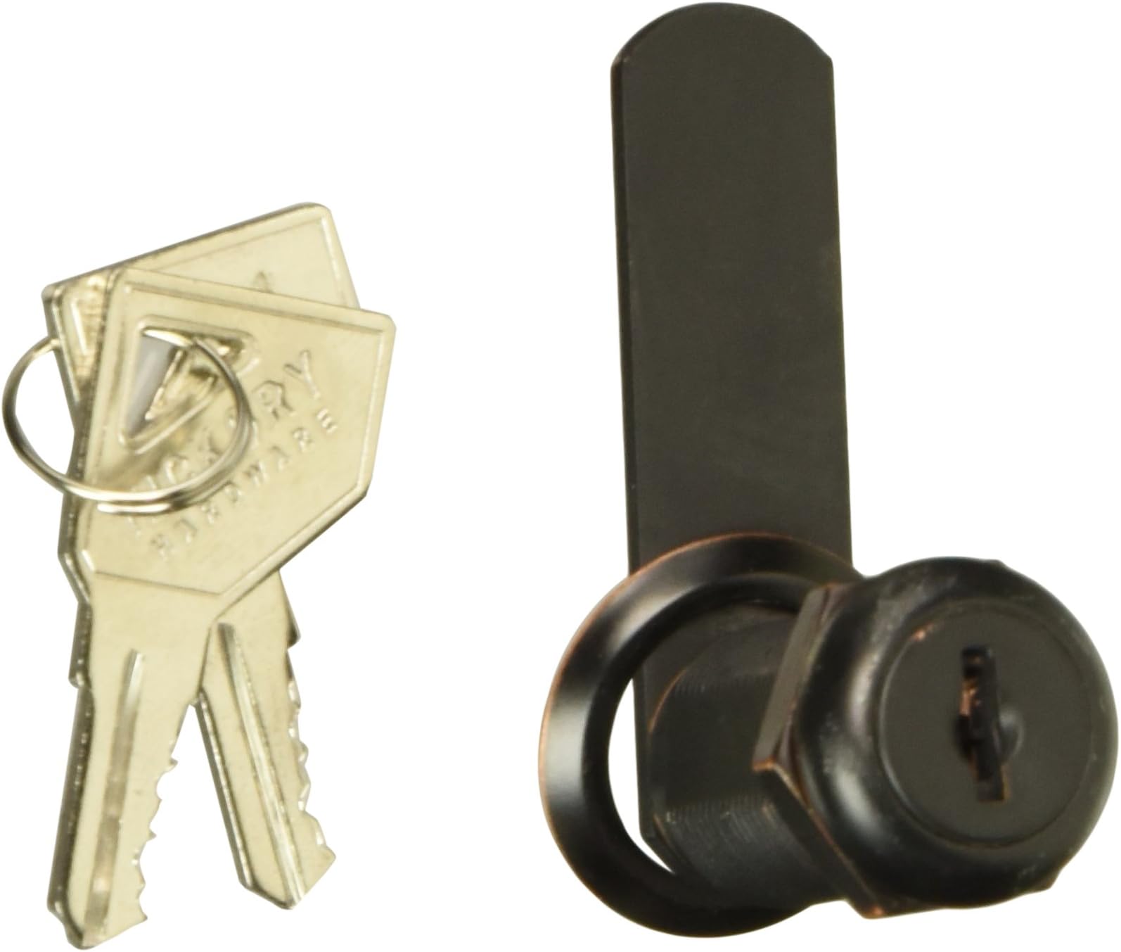 First Watch Security 1385-VB Cabinet & Drawer 1-1/8" Utility Cam Lock Vintage Bronze Finish