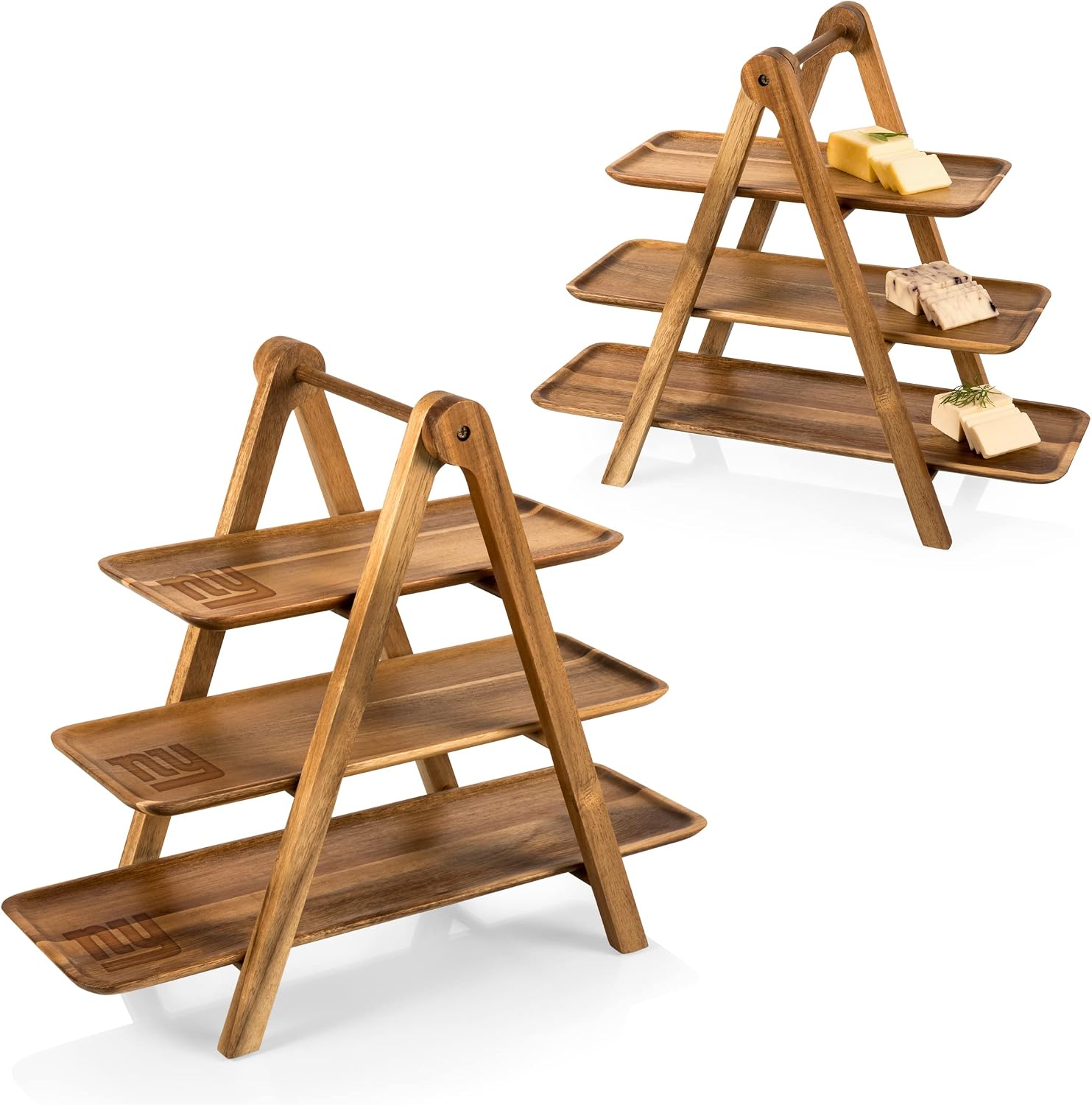 PICNIC TIME NFL unisex-adult NFL Serving Ladder - 3 Tiered Serving Station