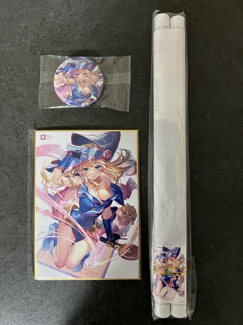 ブラック・マジシャン・ガール ブラックマジシャンガール ARTS 【色紙、缶バッジ付き】MAGI #遊戯王 #ブラックマジシャン #yugioh コミック・アニメ