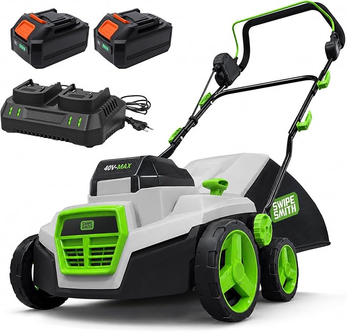 Cordless Artificial Turf Sweeper, 16Inch 40V Artificial Turf Vacuum, Lawn