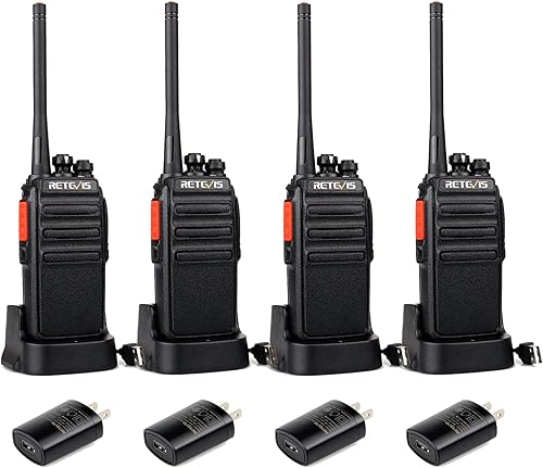 Retevis H-777S Radios bidireccionales recargables, Walkie Talkies de largo alcance, radio de 2 vías, manos libres VOX, duraderas, para trabajadores,