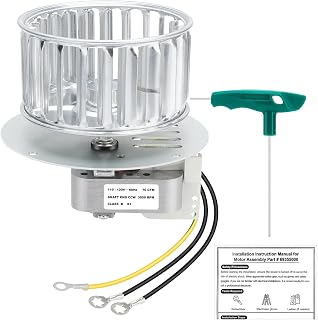 69355000/S69355000 Replacement Heat Motor Assembly for 9012, 9013, 9093, 9605, 9665 – High Airflow, Low Noise, Easy Installation Bathroom Fan Motor, Durable & Energy-Efficient