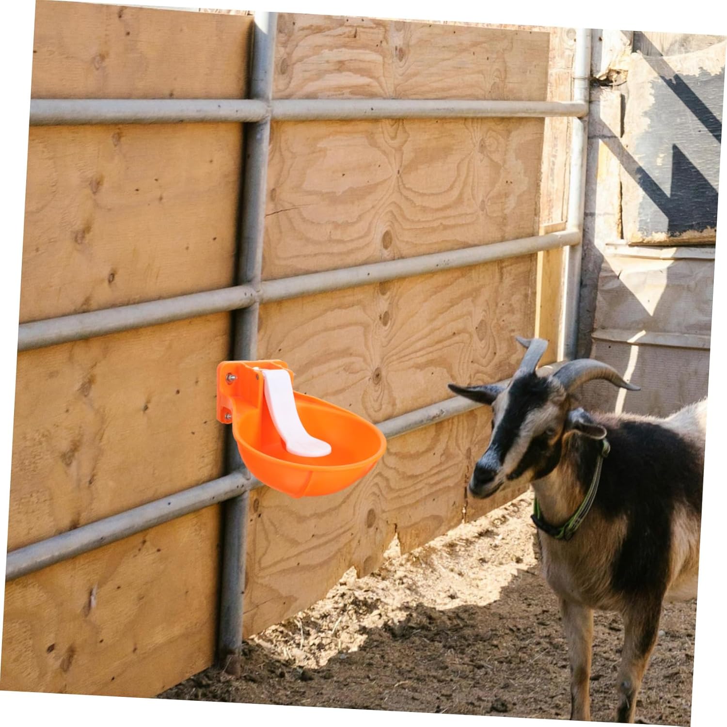 Abaodam 1set Automatic Cow Water Feeder Capacity Cow Drinking Bowl Float Valve for Livestock Easy to Clean and Install for Cattle Horses Goats and More