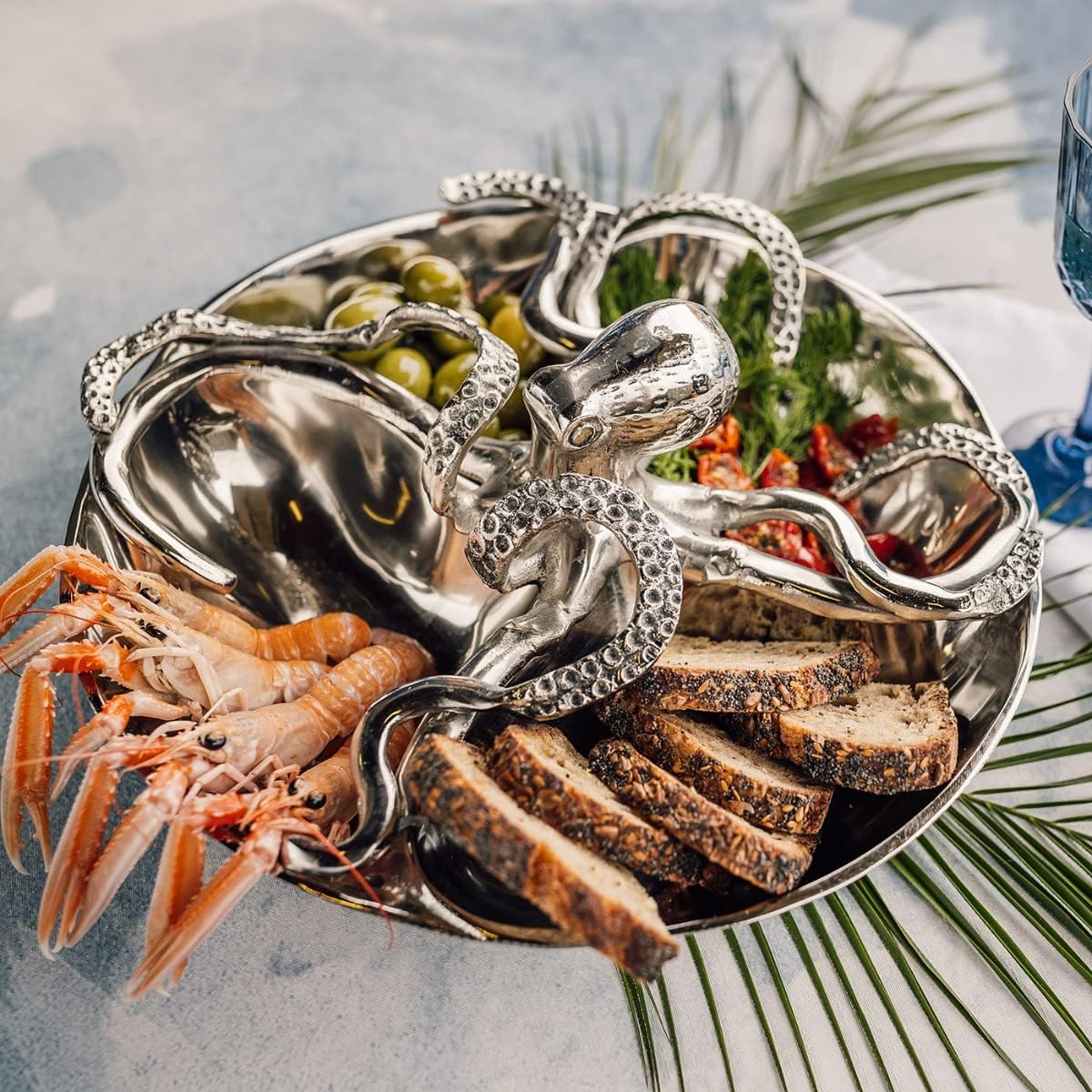 Culinary Concepts Octopus Section Serving Plate Party Snacks Nibbles