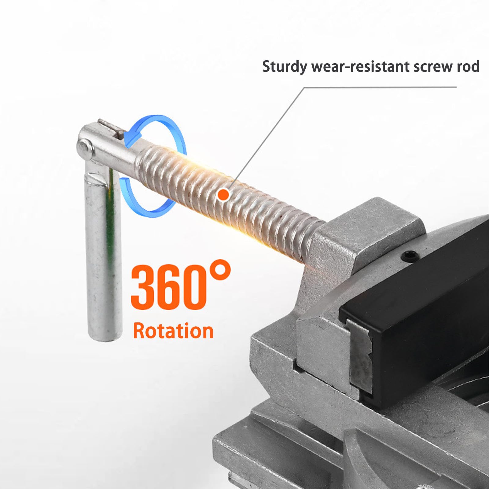 Tavolo da lavoro composto in lega di alluminio con movimento dell'albero X Y 80mm 67mm colpi per lavori di lavorazione fresatura morsa di perforazione