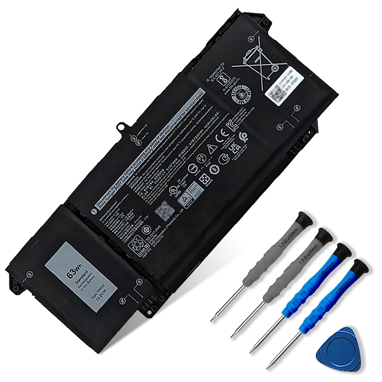 Amazon.com: Dentsing 7FMXV 63Wh Laptop Battery Replacement for