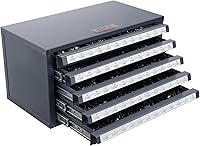 Vista 1 de VEVOR Drill Bit Dispenser Cabinet, Five-Drawer Drill Bit Dispenser, 60-Compartment Drill Bit Organizer Cabinet, Drill Dispenser Organizer Cabinet