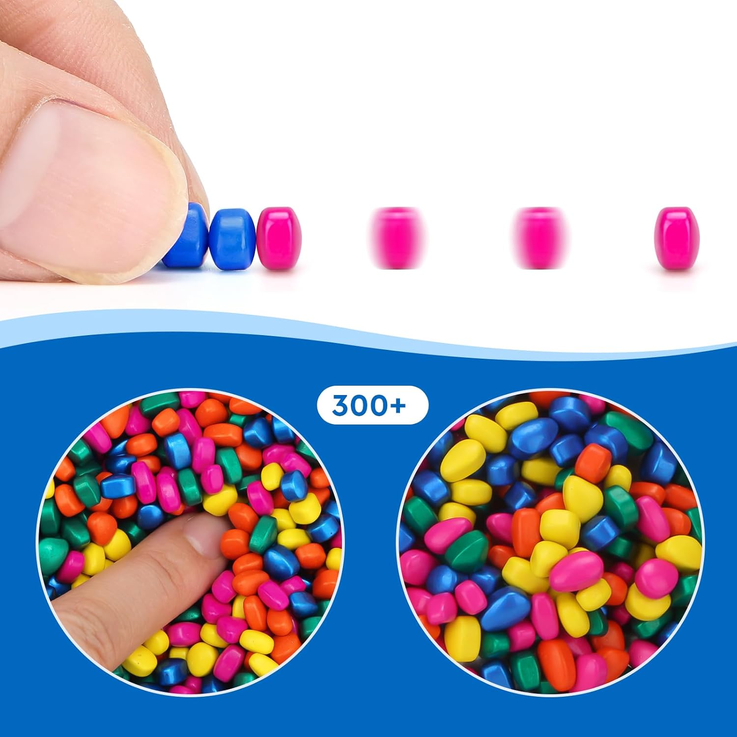 300  Original Ferrite Putty Multicolr, Sensory Stones, Adult Fidget Stress Relief Desk & Office Item, Ferrite Stones Stocking Stuffers Gifts