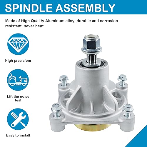 Miniatura 3 de El conjunto del husillo reemplaza para cortacésped de cubierta limitada Raptor 604214 931741 931881 931899 de 36 pulgadas, 42 pulgadas, 52 pulgadas