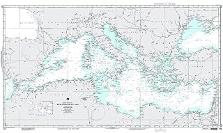 Paradise Cay Publications NGA Chart 310: Mediterranean Sea (Waterproof) 33 x 54