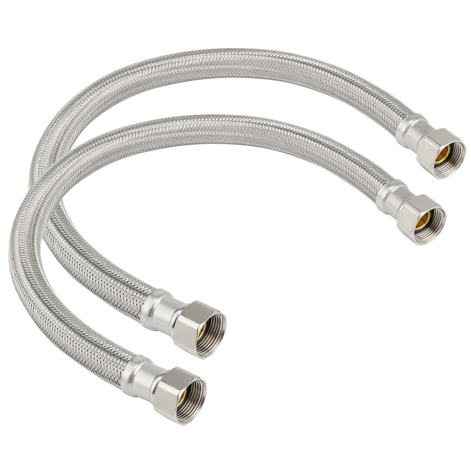 Photo 1 of ** only 1**
PLUMBINGMASTER 18 Inch Braided Flexible Stainless Steel Water Heater Connector Hose 3/4-Inch FIP x 3/4-Inch FIP Female Steel-Flex Water Heater Connector For Female Iron Water Pipes Fitting?1pcs?