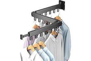 Wall Mounted Clothes Drying Rack: Space-Saving Laundry Solution
