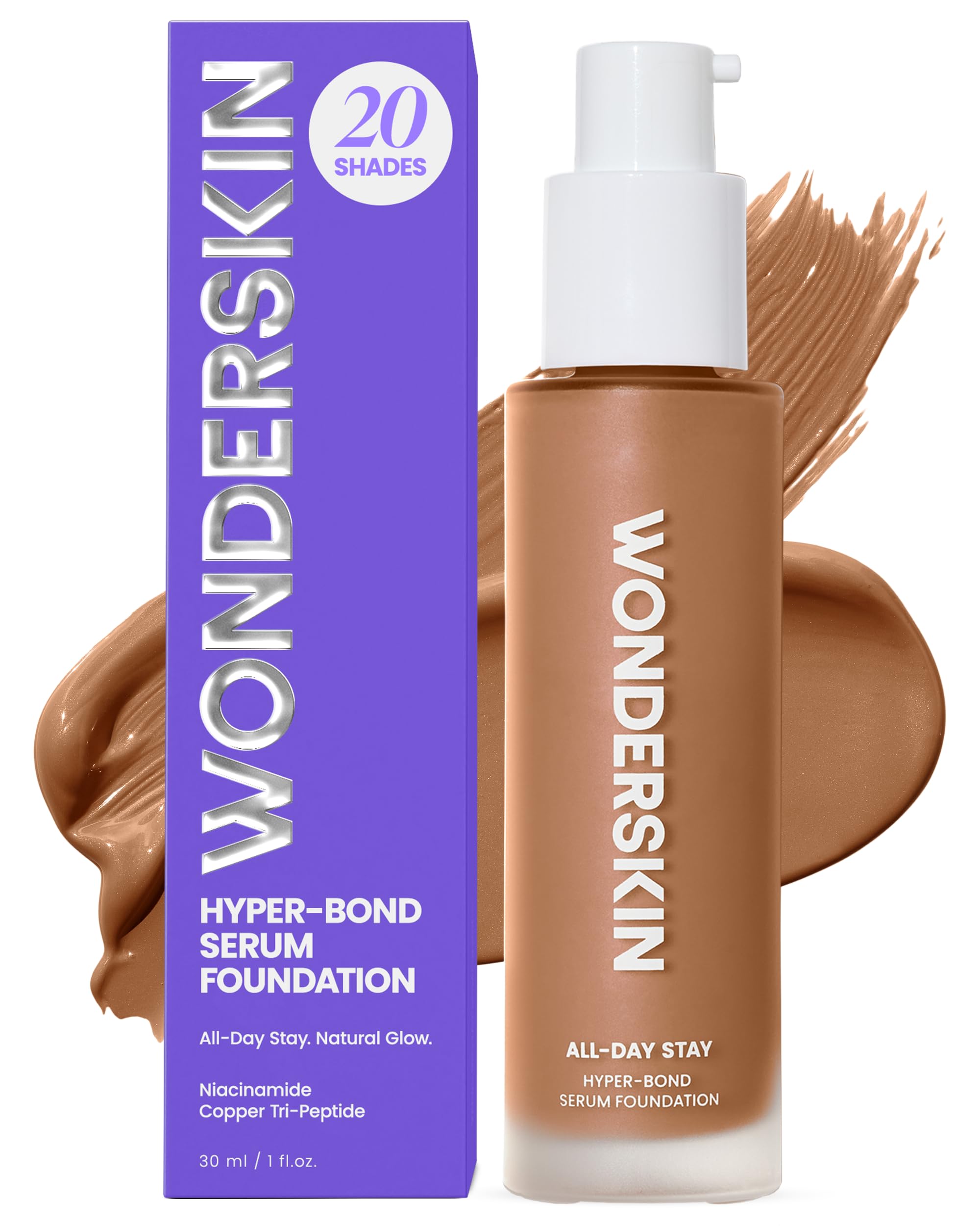 Wonderskin Hyper Bond All-Day Stay Serum Foundation