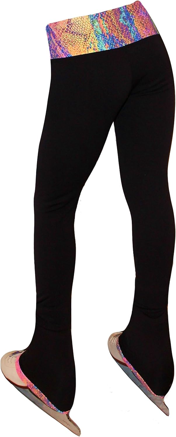 Ice Fire Poly/Spandex Venetta Fit Figure Skating Pants