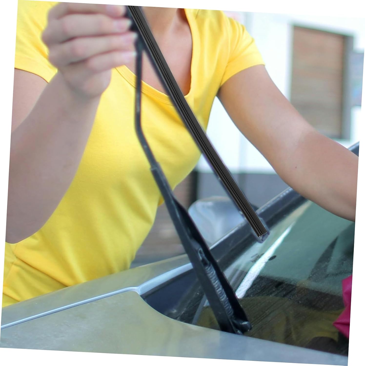 GANAZONO Car Wiper Refill Strip Windshield Wiper Inserts for All Vehicles Easy Installation Replacement for Smooth Wiping Action Any Weather