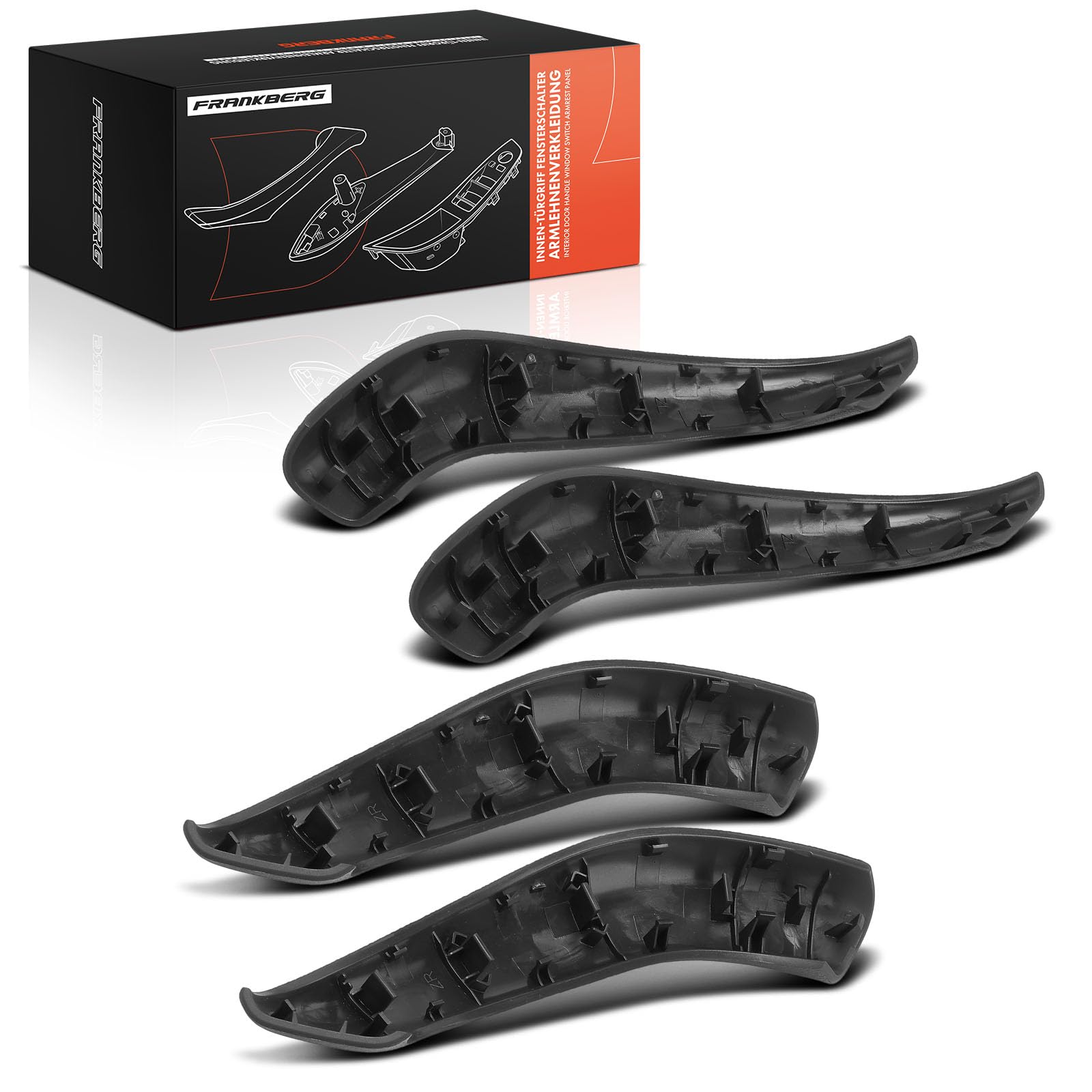 Frankberg 4x Maniglia interna Compatibile con X1 F48 1.4L 2.0L 2014-2022 SUV X1 Van F48 1.5L 2.0L 2015-2022 Furgone/SUV Replace# 51417417514, 51417417513