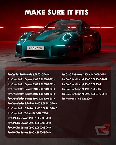 Miniatura 3 de Compresor de CA con embrague para Chevrolet Express Suburban 1500 2500 Tahoe GMC Savana 3500 2009 Hummer H2 2010-2014 Cadillac Escalade