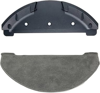 Robot Vacuum Cleaner Mop Pads Holder Compatible with Laresar L6 Pro. Vacuum Cleaner Mopping Module, Rag Mount Holder KitBlack