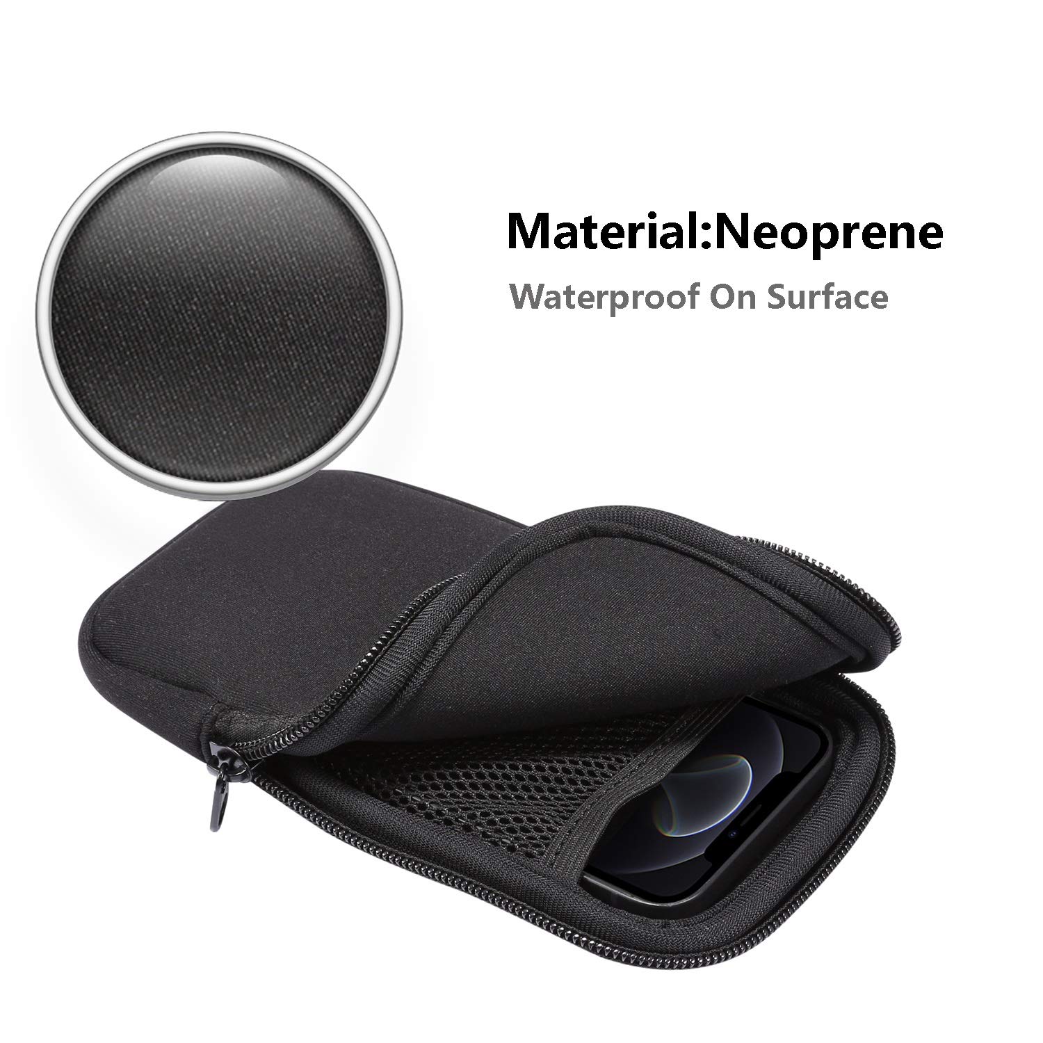 Skinit Pro Phone Case Compatible with iPhone X - Officially Licensed College North Carolina State Wolfpack Design Black