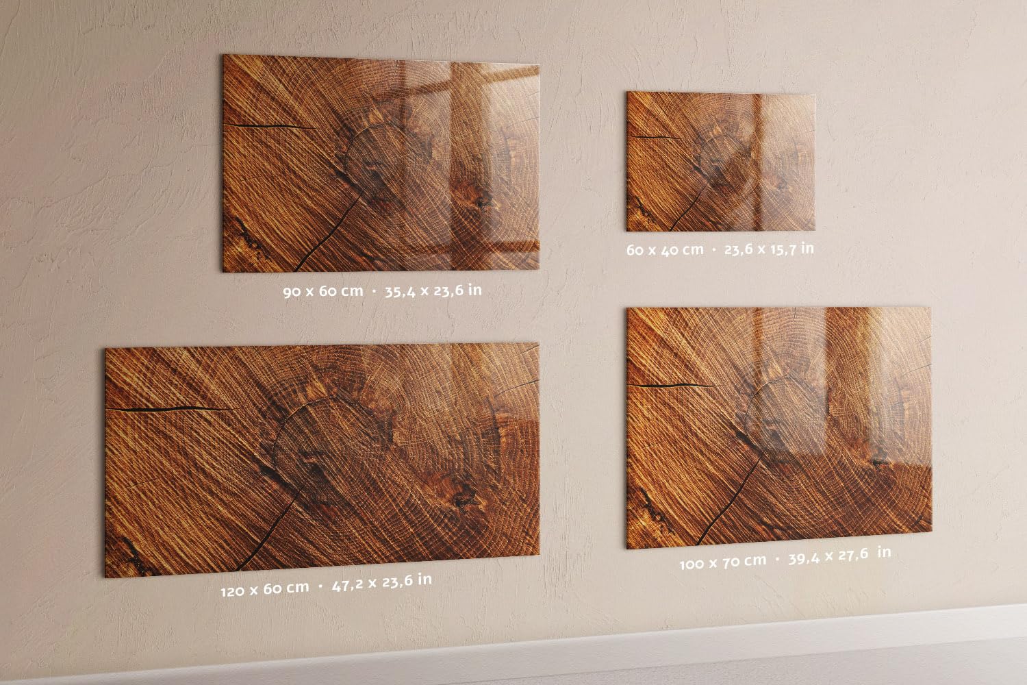 Pizarra magnética decorativa 60x40 cm | Madera decorativa
