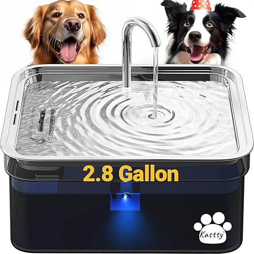 Kastty 15L Dog Water Fountain FS79 — 4 Gallon Stainless Steel
