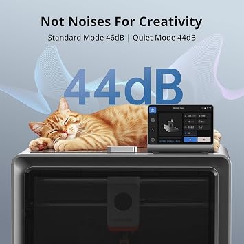 Anycubic Kobra S1 3D Printer Only, Support Multi Color Printing Needs ACE Pro, Max 600mm/s High Speed High Precision Anycubic App One-Click Printing Ultra-Quiet Printing 250 * 250 * 250mm