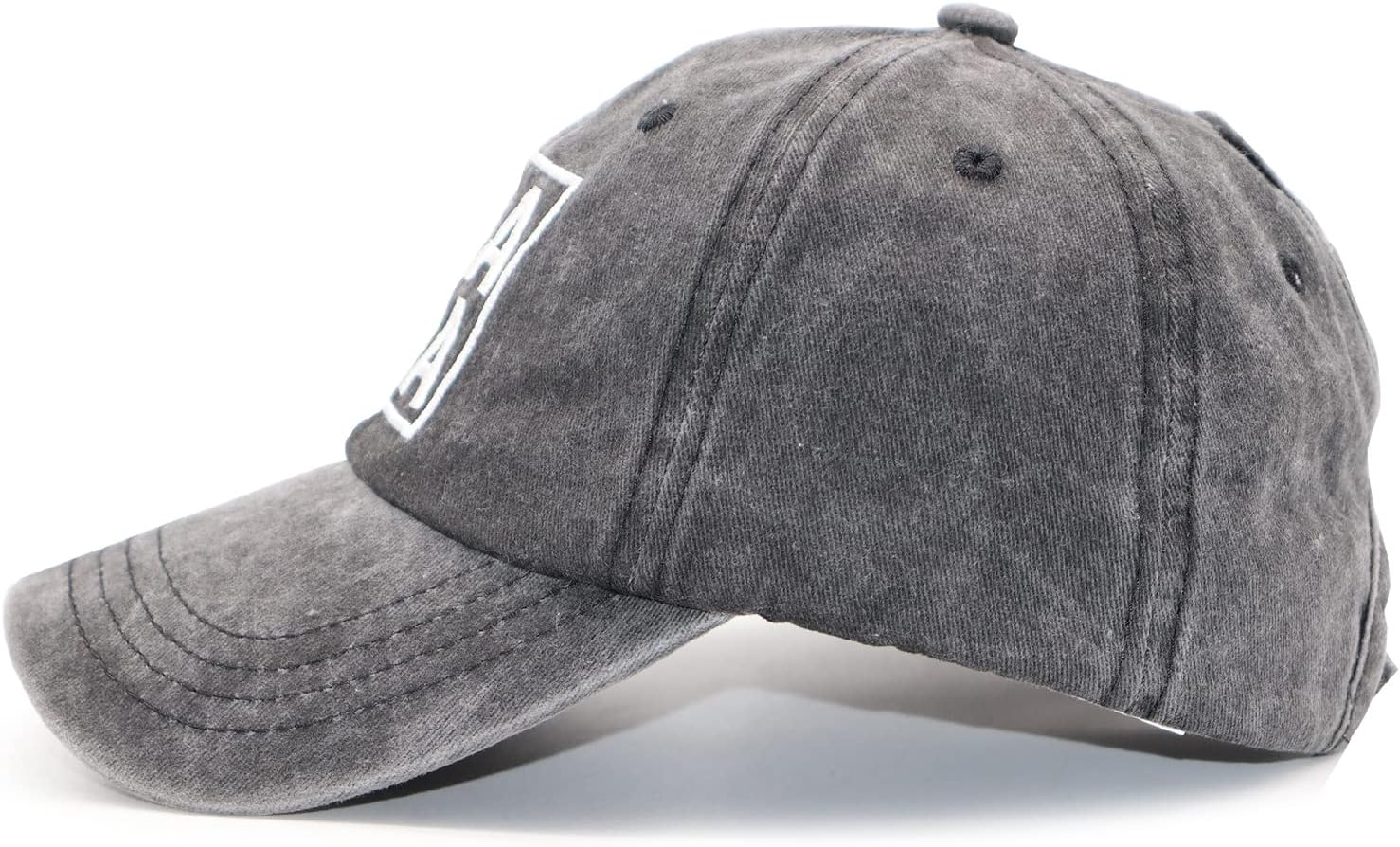 Mama Ponytail Hat for Women, Gifts for New Mom, Vintage Washed Distressed Ponytail Baseball Cap - Image 2