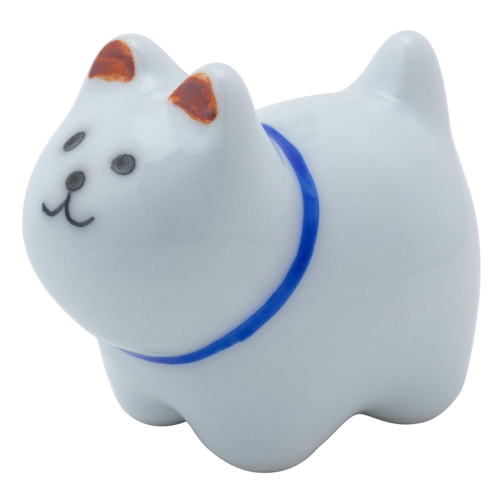 Amazon｜波佐見焼 箸置 犬 青色 04748｜箸置き オンライン通販