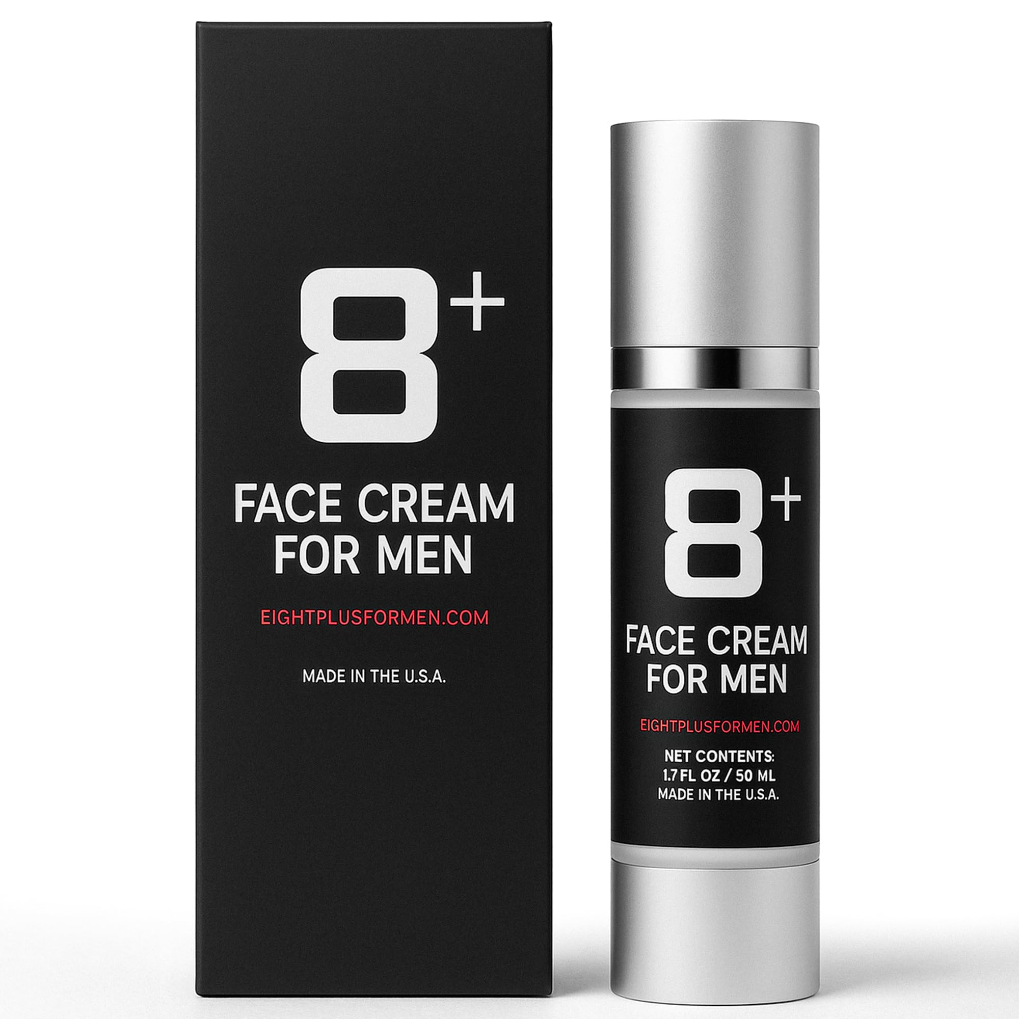 Amazon.com: 8+ Face Cream for Men | Advanced Hydrating Formula