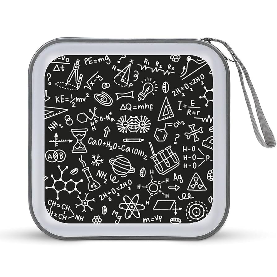 Amazon.co.jp: CDケース 数学柄 化学柄 公式柄 DVDケース