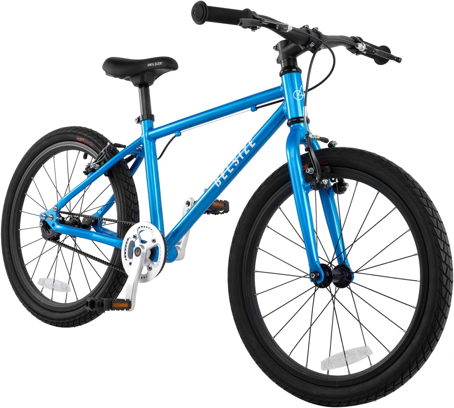 A11N SPORTS BELSIZE 20-Inch Belt-Drive Kid's Bike, Lightweight Aluminium Alloy Bicycle(only 14.82 lbs) for 7-10 Years Old