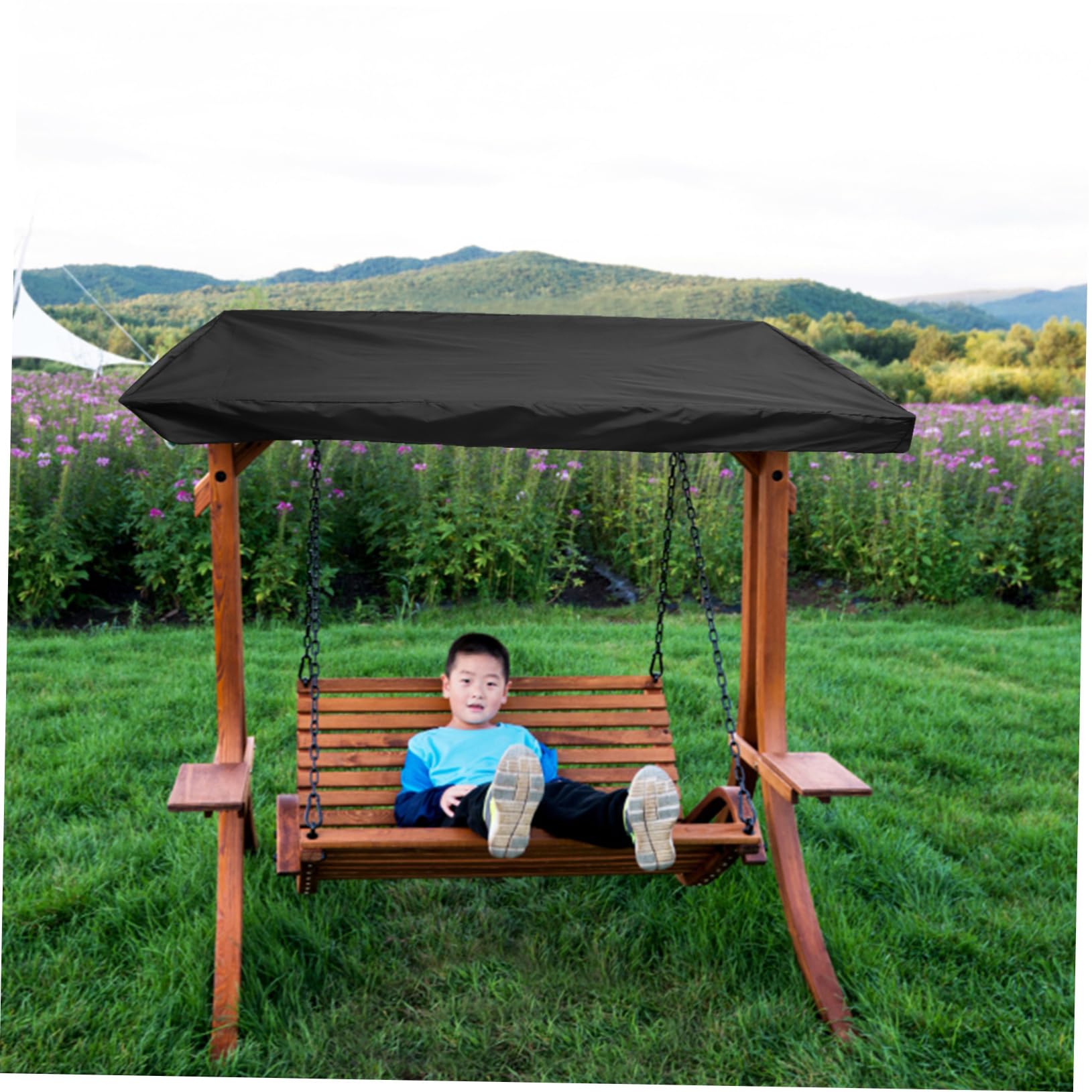 Kisangel Housse Pour Balancelle De Jardin Protection Mobilier Extérieur Housse Balancelle Patio Imperméable Et Résistante Aux Intempéries
