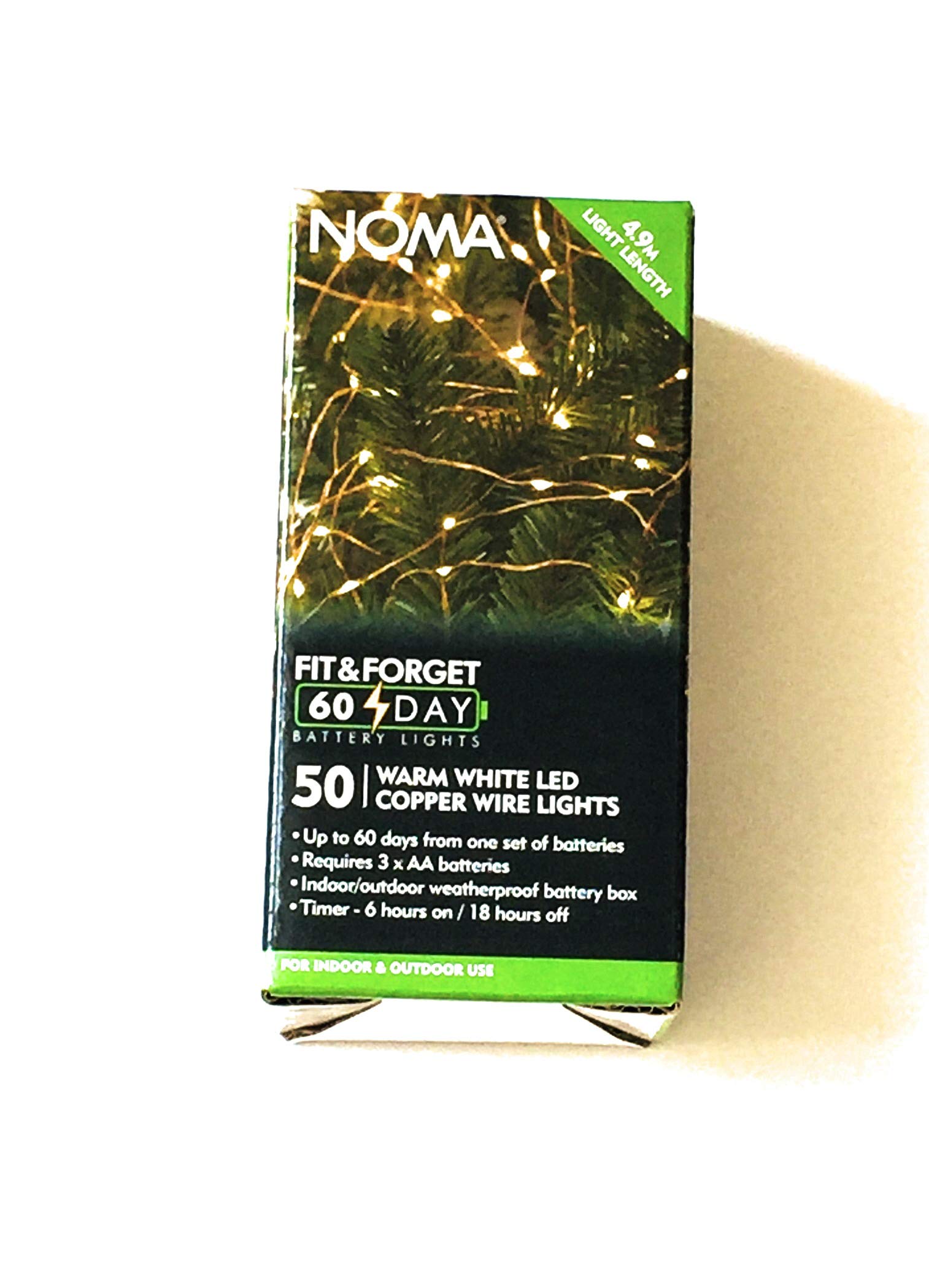Noma Fit & 50 Warm White LED Copper Wire Lights Amazon.co.uk