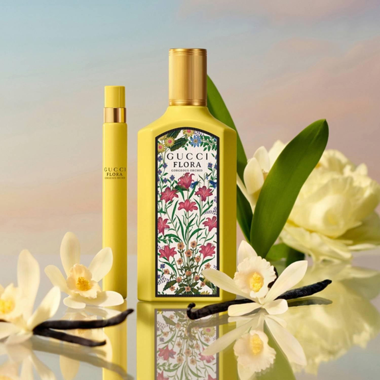 Gucci Flora Gorgeous Orchid Set Regalo Donna Profumo Eau De Parfum 50 ml e Profumo Da Viaggio 10 ml
