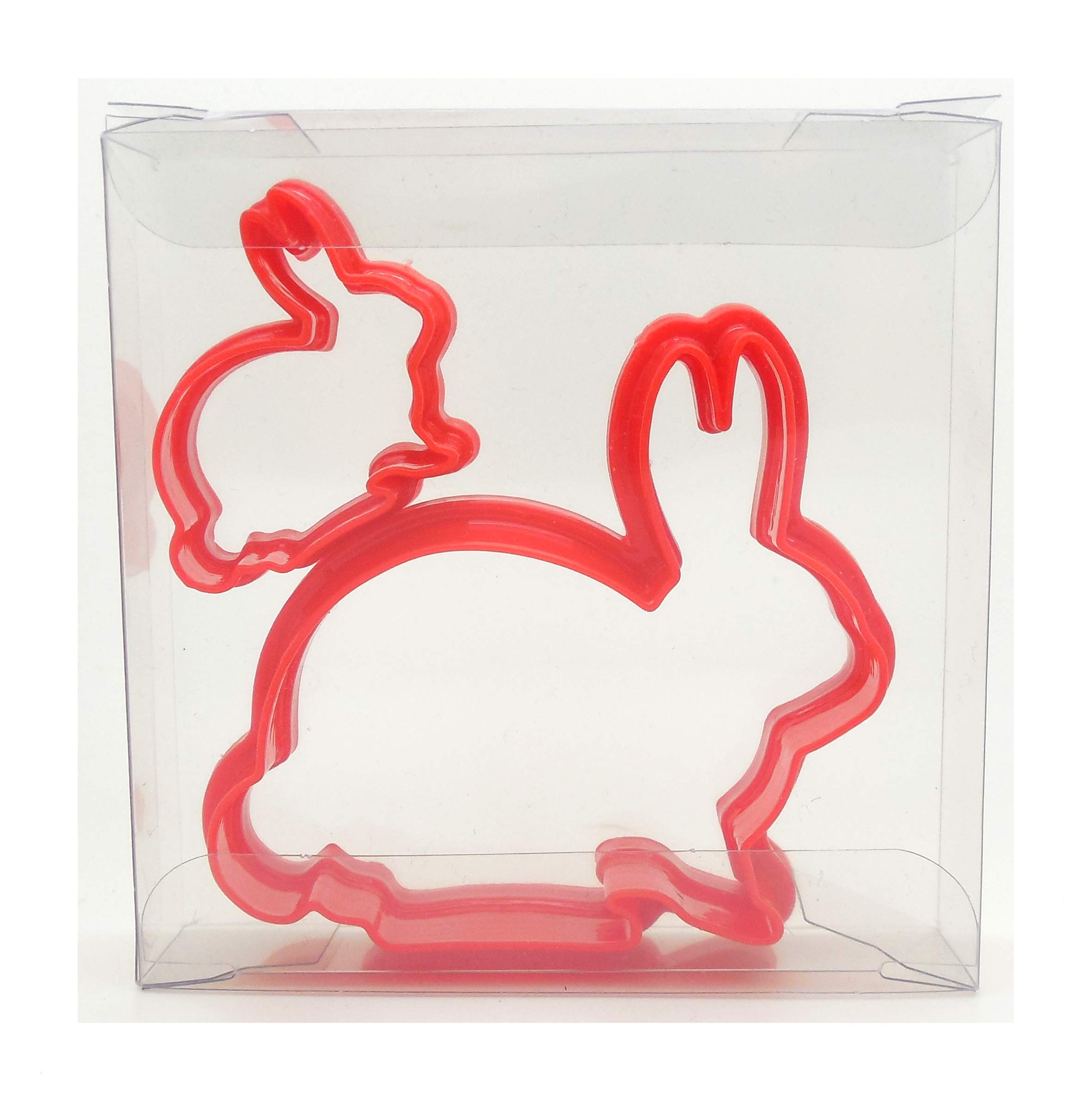 Goggly Bunny Rabbit Cookie Cutter Set Of 2, Biscuit, Pastry, Fondant Clay Cutter