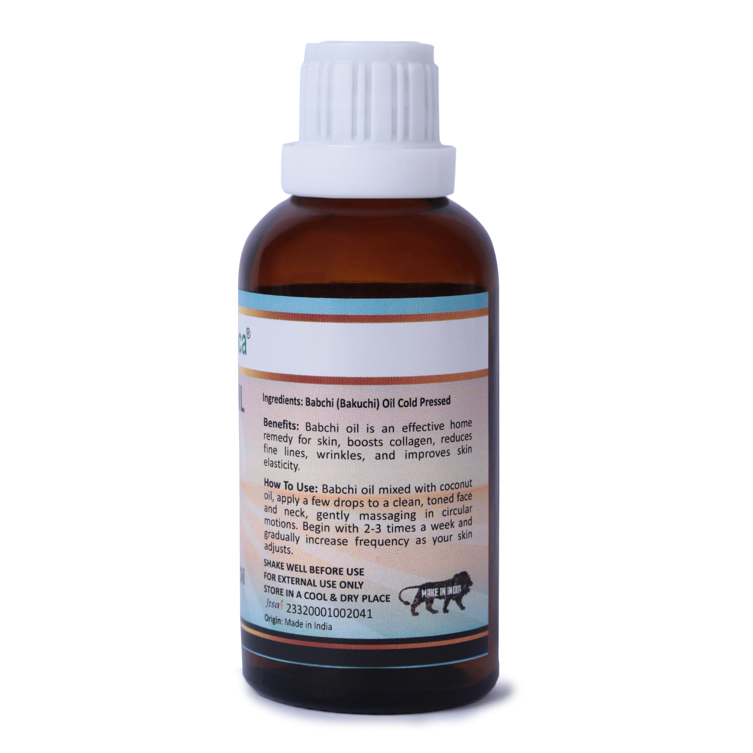 Alphaaromatica Pure Babchi (Bakuchi) Oil (Psoralea corylifolia) | Cold Pressed | Natural | Undiluted | For Skin & Massage | Men & Women | 50ml