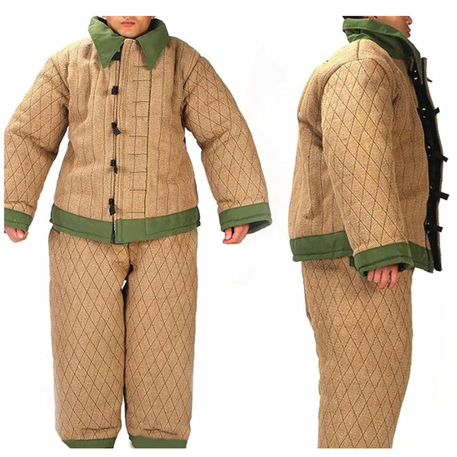 Mono antimordeduras, traje de adiestramiento canino, ropa protectora para adiestramiento canino - Traje de adiestramiento canino policía para perros medianos y grandes.,L