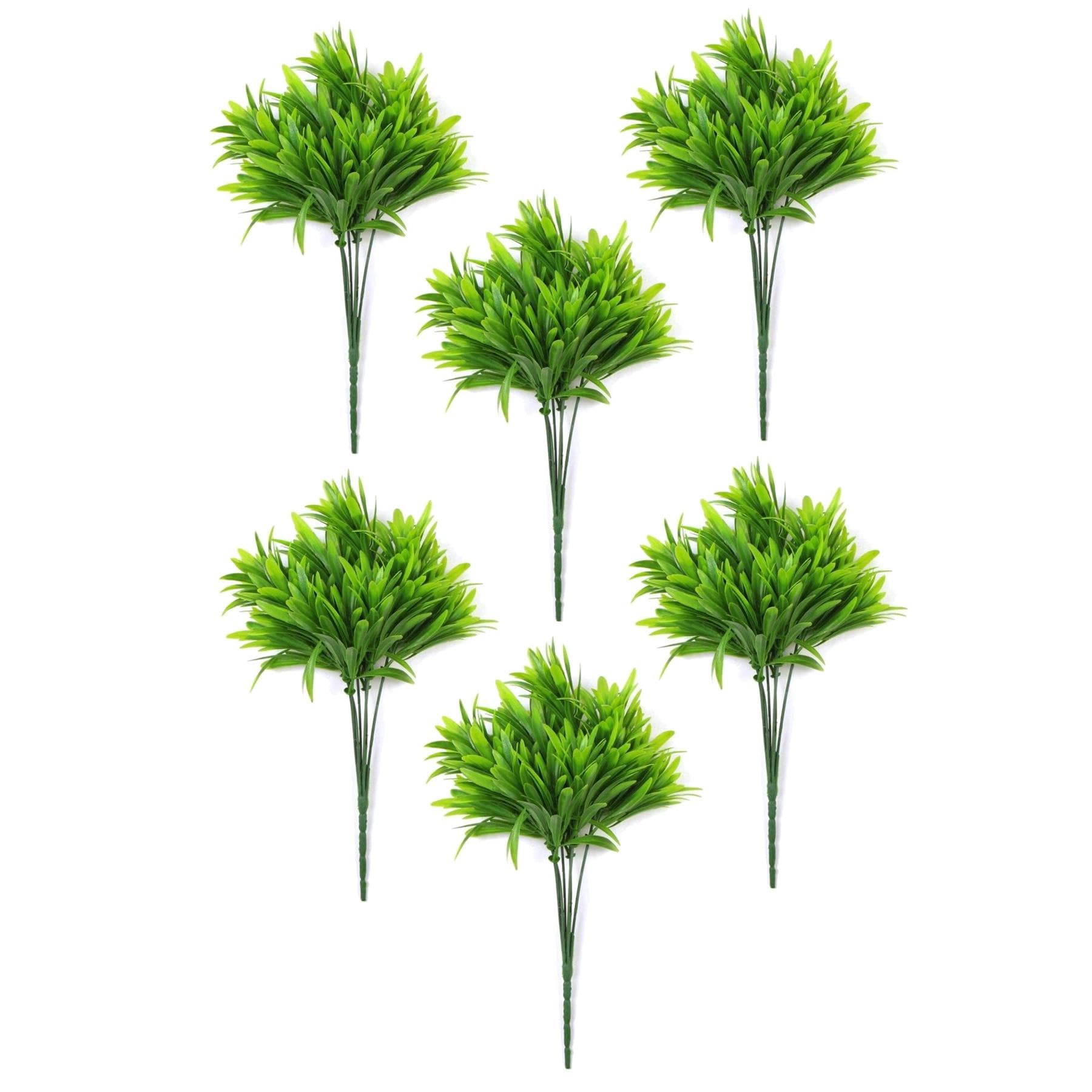 Artificial Foliage Stem Pack of 6 30cm  Realistic Faux Floristry Wedding UK