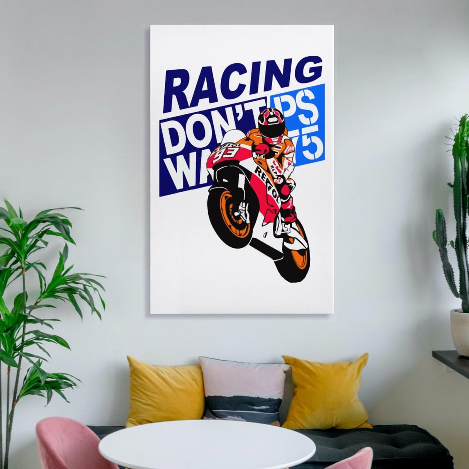 Amazon.co.jp: アートパネル マルク・マルケス Motogp 93 装飾画