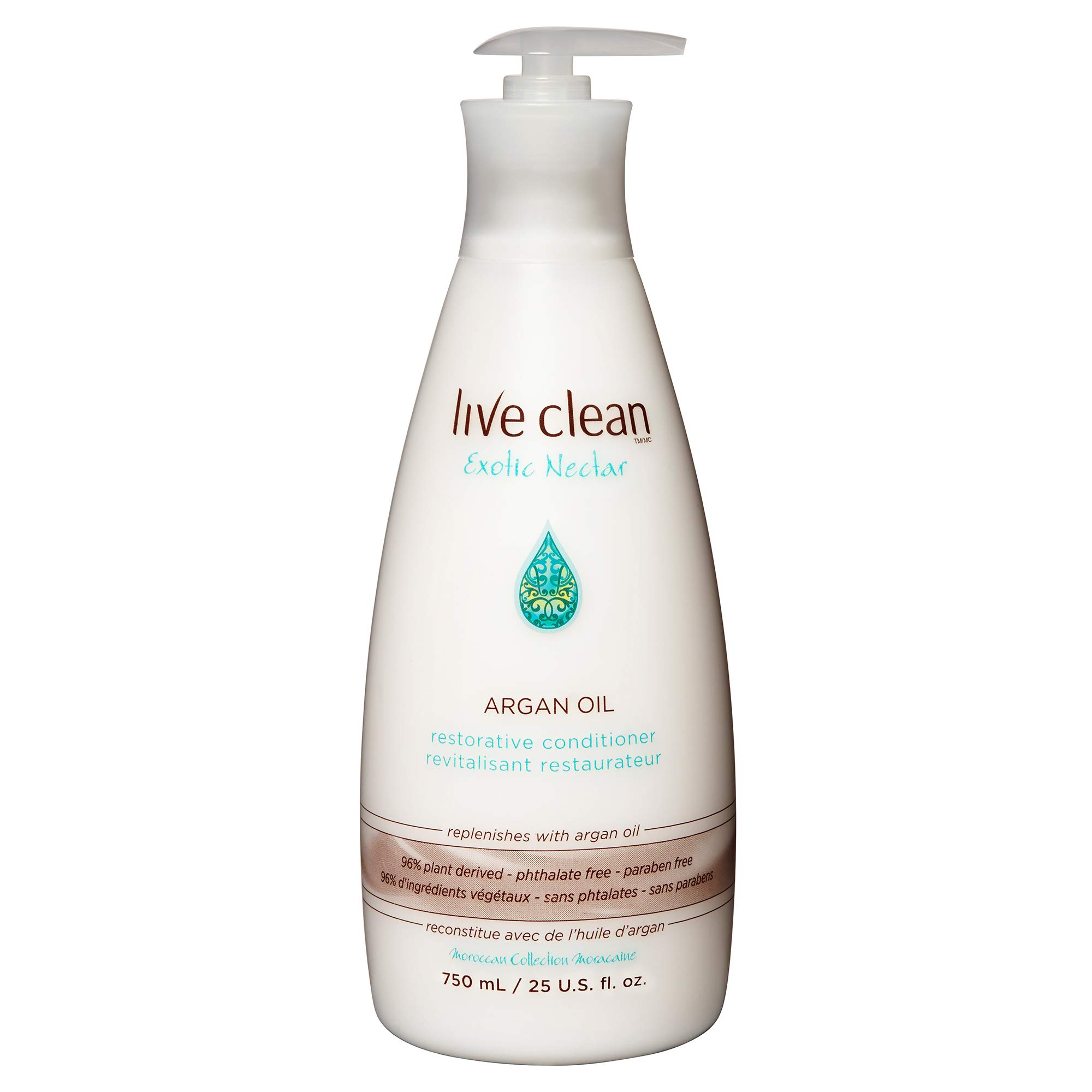 Live CleanArgan Oil Conditioner, 750-Millilitre