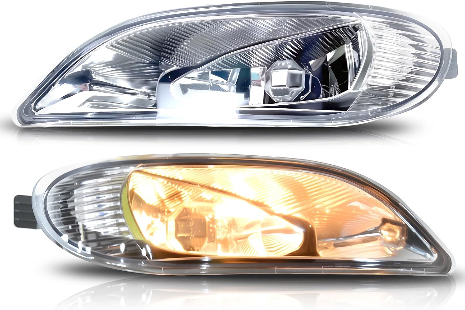 Fog Light Compatible With 2002 2003 2004 Toyota Camry, 2005 2006 2007 2008 Toyota Corolla, 2002 2003 Toyota Solara Bumper Driving Fog Lamps with Switch & Wiring Kit