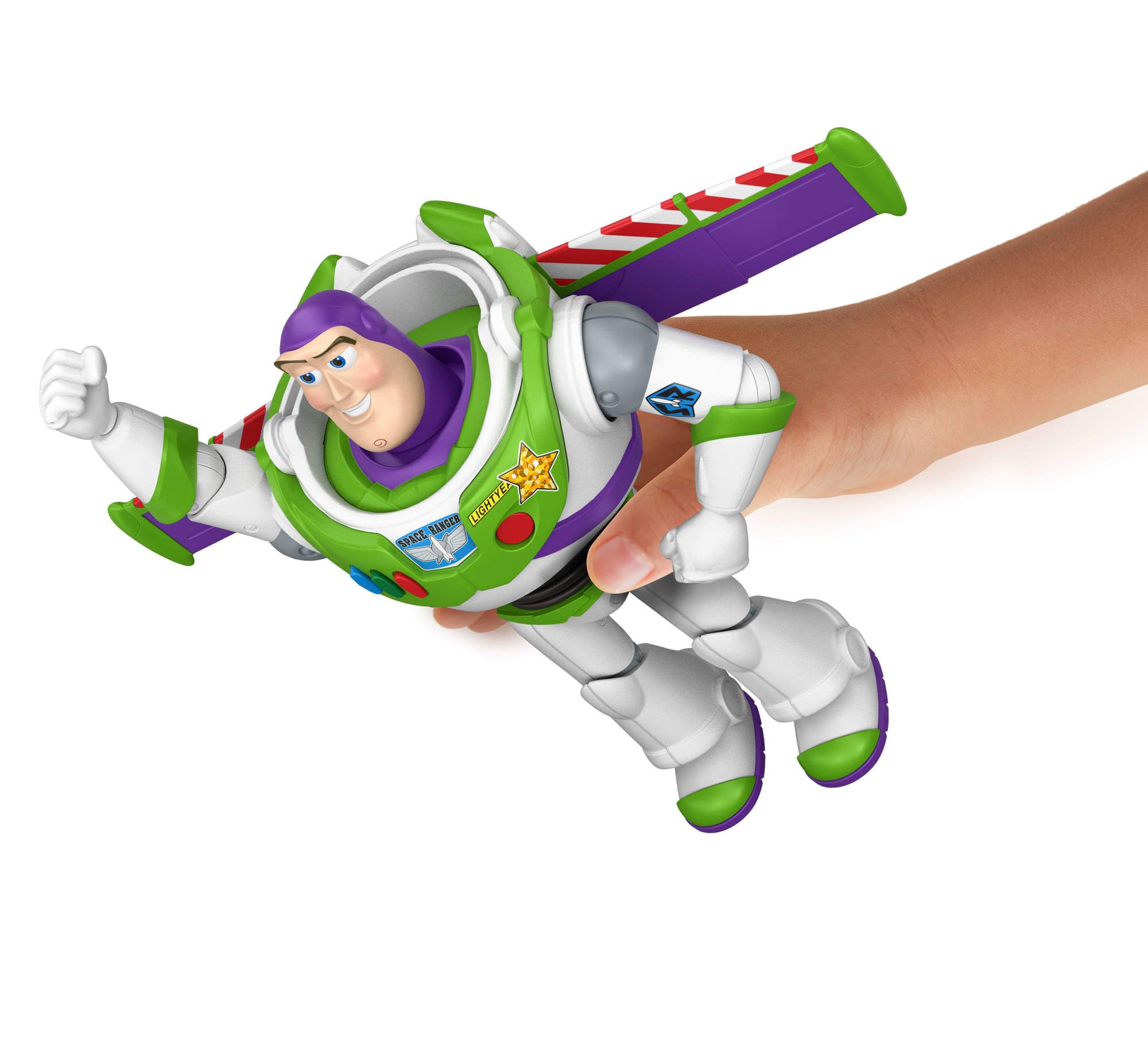 Mattel Disney · Pixar Figurine articulée Buzz l’Éclair Décollage Imminent de 25 cm avec 12 Points d’Articulation et détails fidèles au Film, JKV39