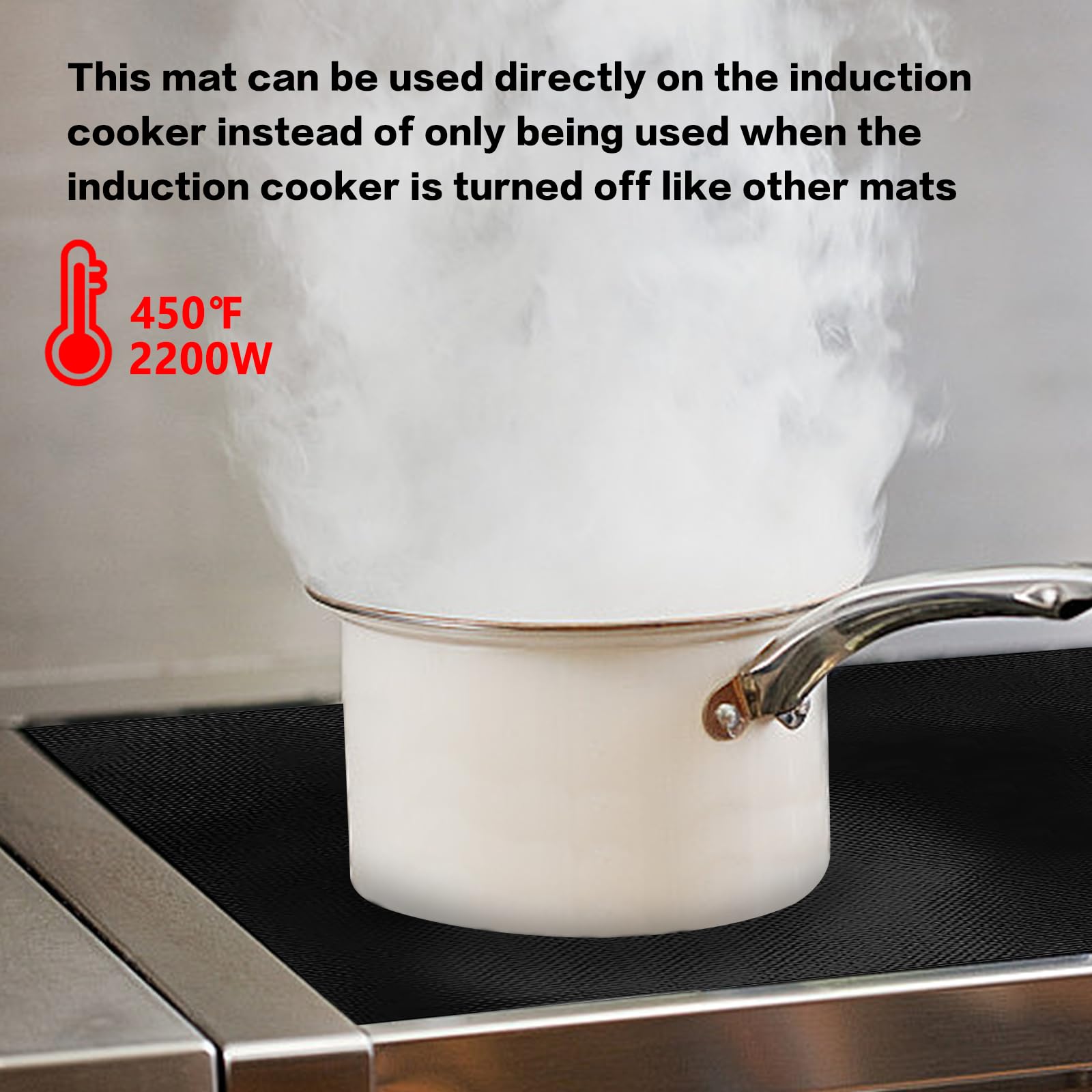 Txmyxgs Induktionsschutzmatte 61,5x53cm - Silikon Abdeckung Für Ceranfeld